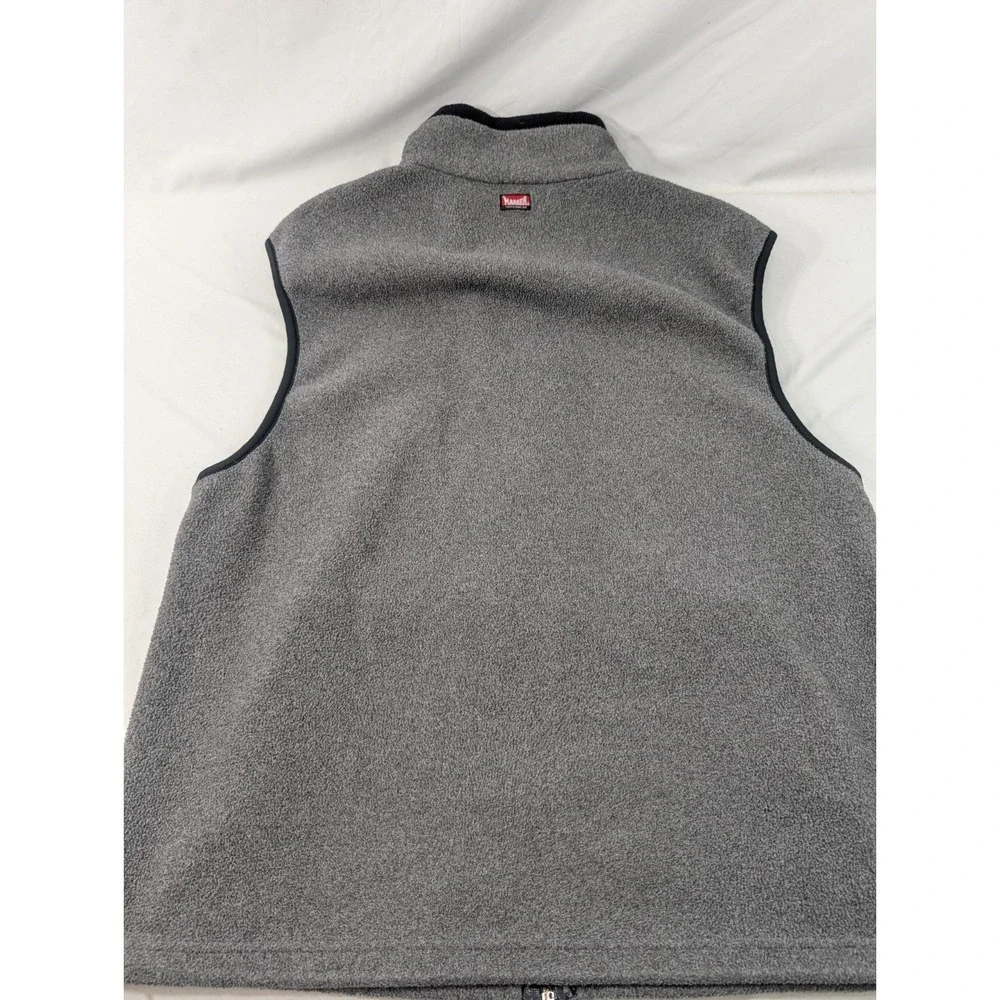 2002 Salt Lake Olympic Games Marker Gray XL Front Zip Fleece Vest